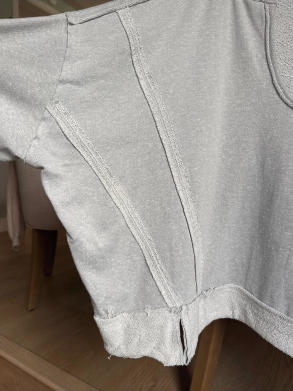 Zenana Raw Hem hoodie - Picture 3 of 5